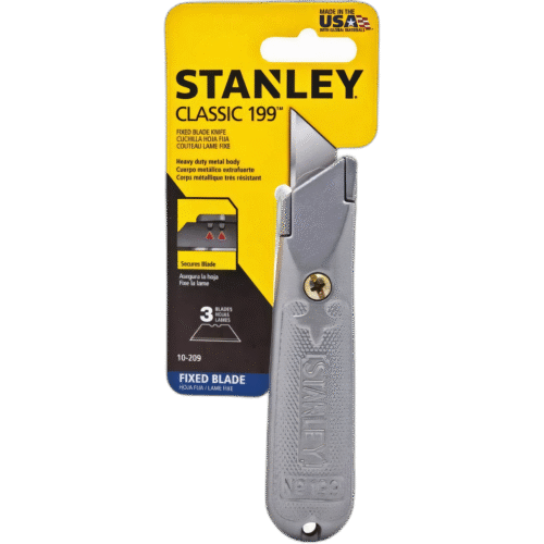 Heavy-Duty Fixed Blade Utility Knife
