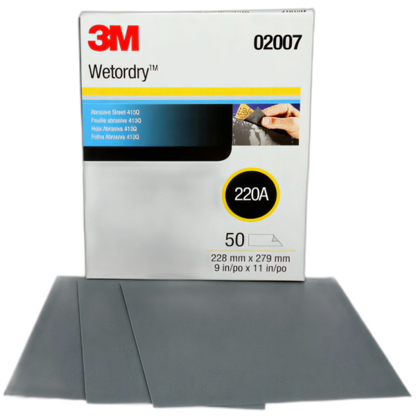 Sandpaper Sheet: 11 In X 9 In, Wetordry, Silicon Carbide, 413q - Image 3