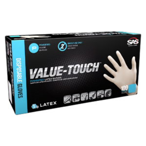Value-touch Powdered Latex Disposable Gloves 5mil