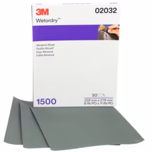 1500 Grit Wet/Dry Sanding Sheets - 9"x11" Pack