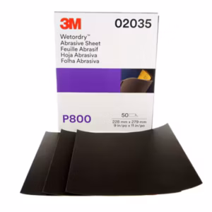 P800 Wet/Dry Sandpaper Sheets - 9 x 11 Inches