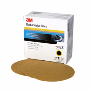 6-Inch P120 Gold Sanding Disc 216U