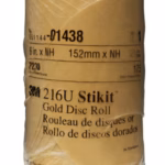 6" NH Gold Stikit Sanding Disc Roll - 220A Grit