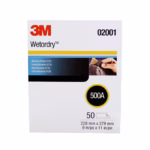 500A Grit Wet/Dry Sanding Sheets - 9x11 Inches