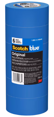 Blue Painter's Tape for Clean Edges